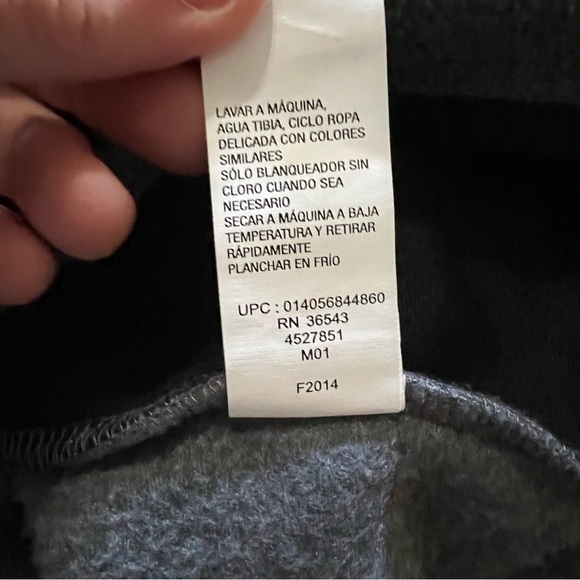 Izod Mens Full Zip Fleece Vest Gray size XL - Picture 10 of 10